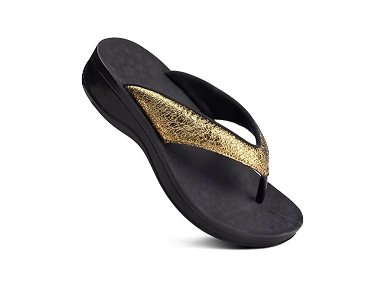 Aerothotic Sequin Original Platform Women's Brown