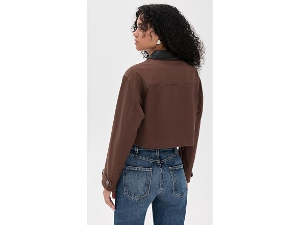 LE BOP Women's Harriet Cropped Jacket, C