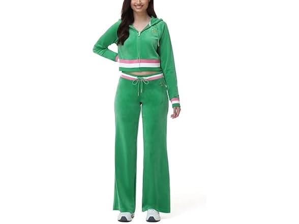 Juicy Couture Contrast Waist Track Pant