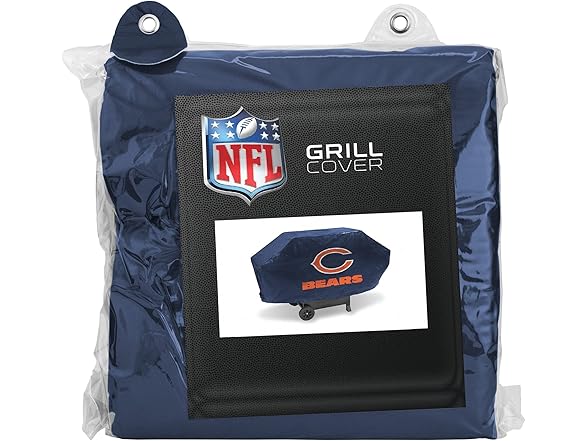 Rico Industries NFL Chicago Bears Navy Deluxe Grill Cover