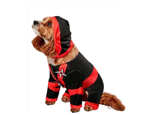 Rubies Ninja Pet Costume for Dogs or Cats, Sm