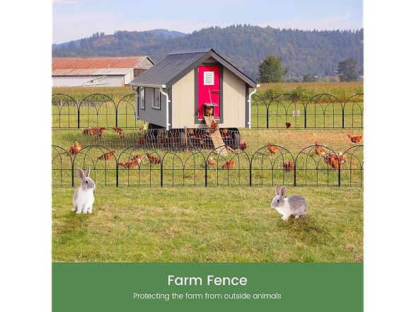 Youpehom Small Garden Fence