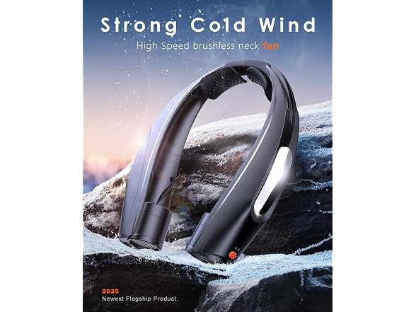 ZEEFO Portable Neck Fan, Hands Free