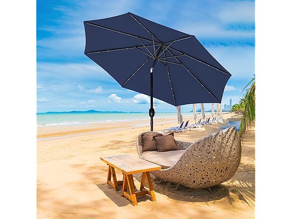 YSSOA 9ft/10ft Outdoor Market Patio Umbrella