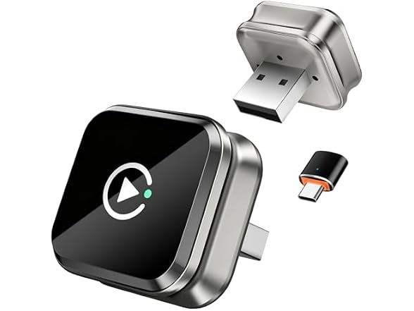 DIAWICYAR Apple CarPlay Adapter Gunmetal
