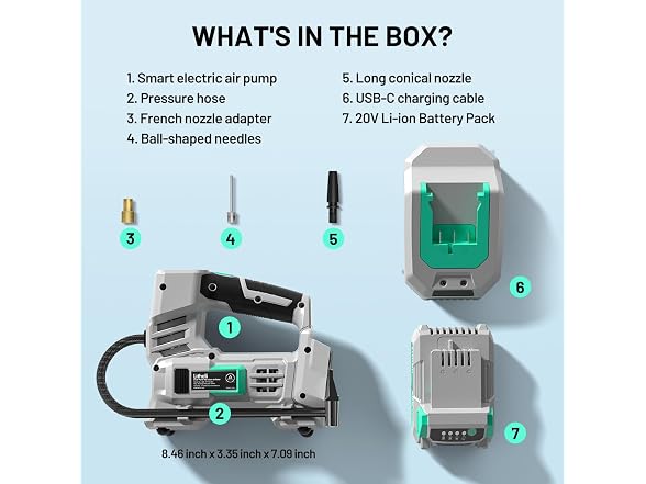 Litheli Tire Inflator Air Compressor