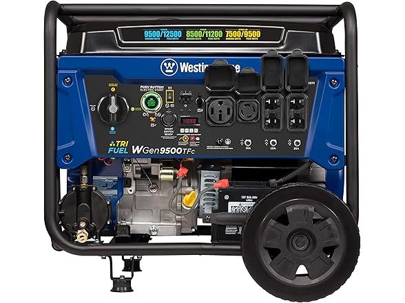 Westinghouse 12500W Tri-Fuel Backup Portable Generator