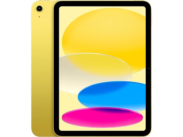 Apple 2022 iPad 10.9-inch, Wi-Fi, 64GB - Yellow (Renewed) (Open Box)