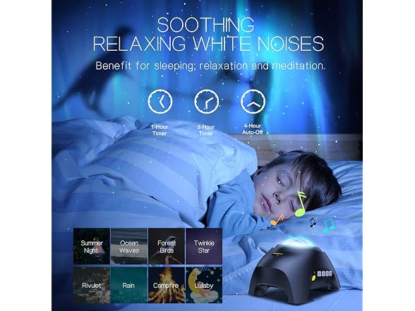 HODANS W0019 Northern Galaxy Projector Black