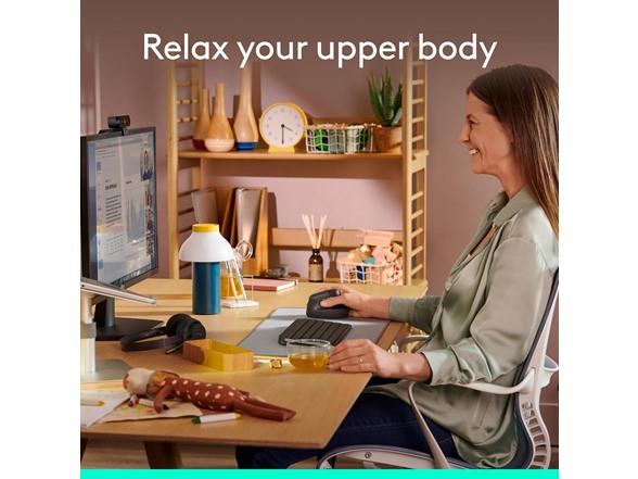Logitech Lift Vertical Ergonomic Wireless Mouse