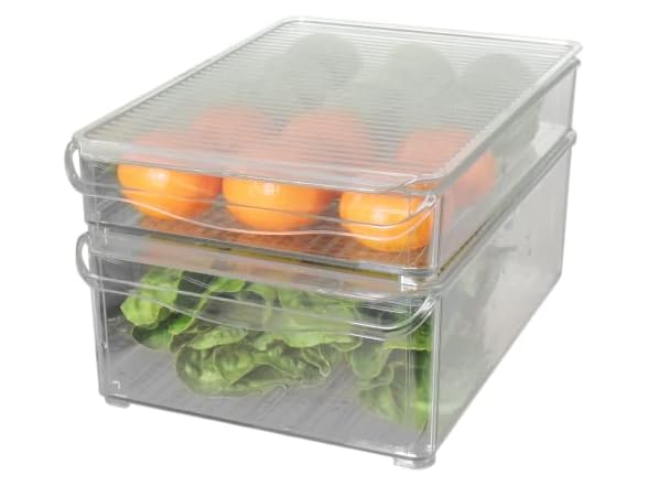 Kitchen Spaces Fridge Bin Set 5PC (M)