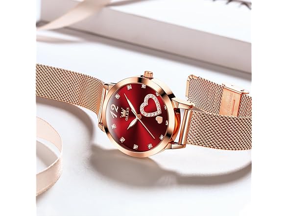 OLEVS Women’s Mesh Dress Watch