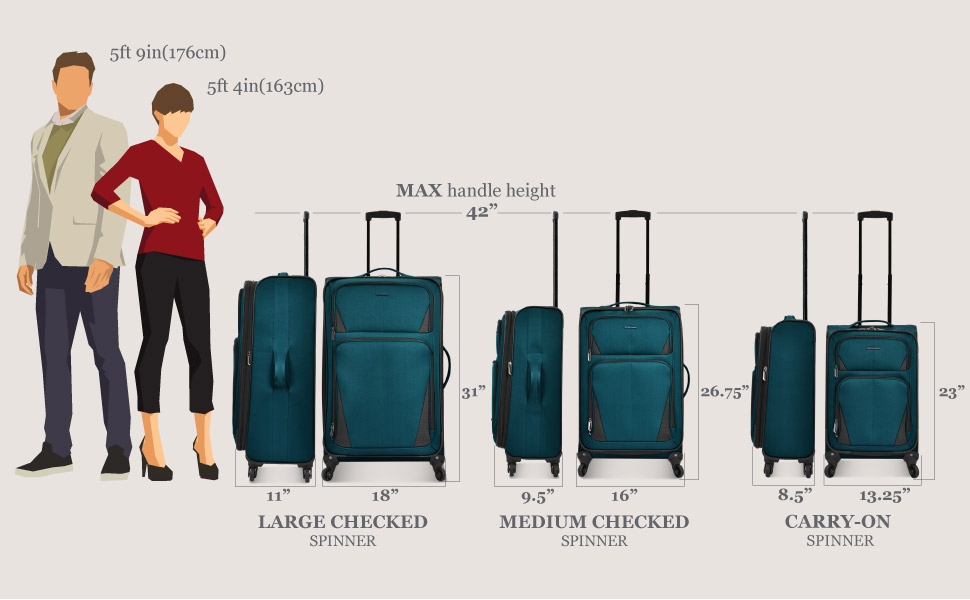 U.S. Traveler Aviron Bay Expandable Soft Luggage - Gallery 18