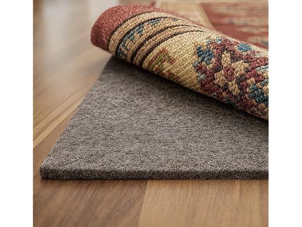 9x12 Gray Rug Pad 1/3 Inch Non-Slip