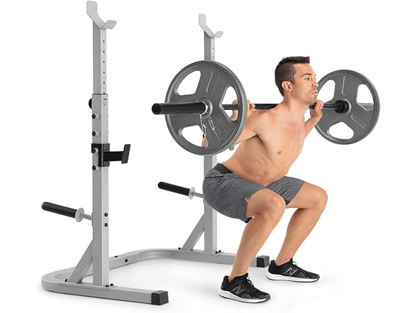 Weider Platinum Squat Rack, Black