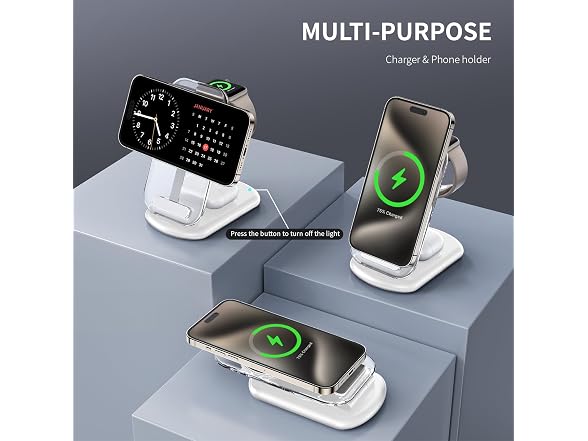 RYND Travelling 3 in 1 Magnetic Charger