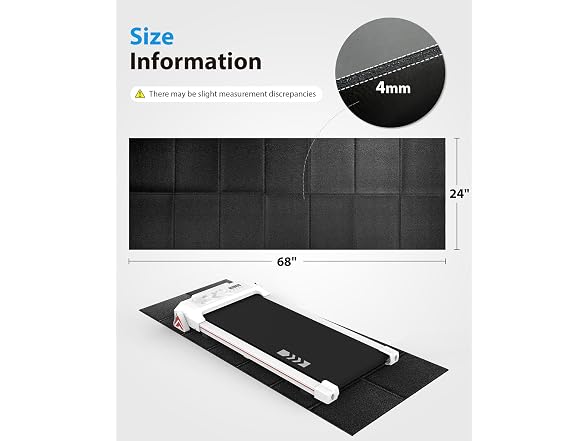 CIIHI Foldable Walking Pad Treadmill Mat