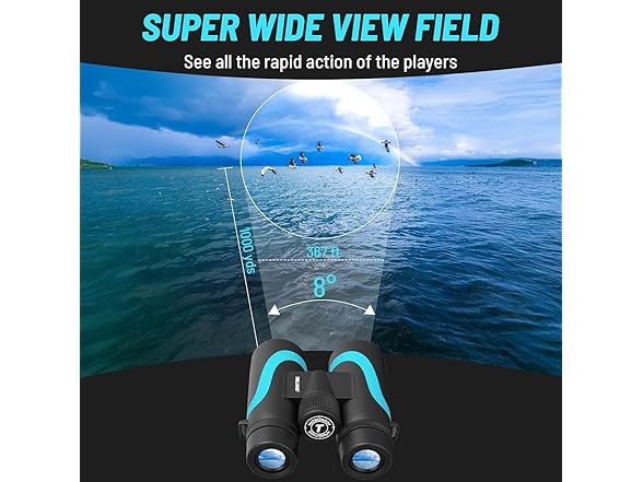 High Powered 15x55 HD Binoculars | BAK4 Prism