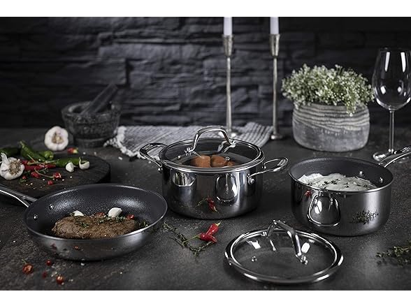 Kuhn Rikon Induction Frying Pan, 8 inch/20 cm, Silver