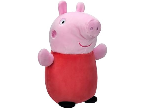 Squishmallows HugMees Original 10-Inch Peppa Pig