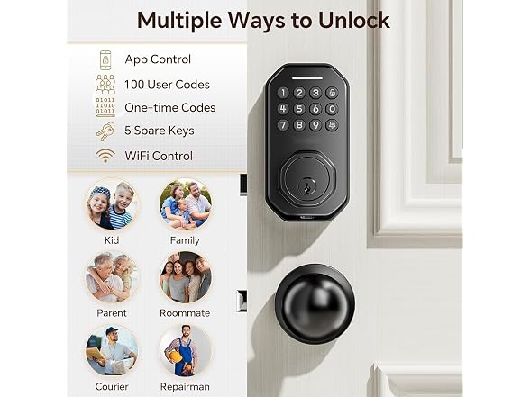 Ulecoce Keyless Entry Door Lock - Gallery 4