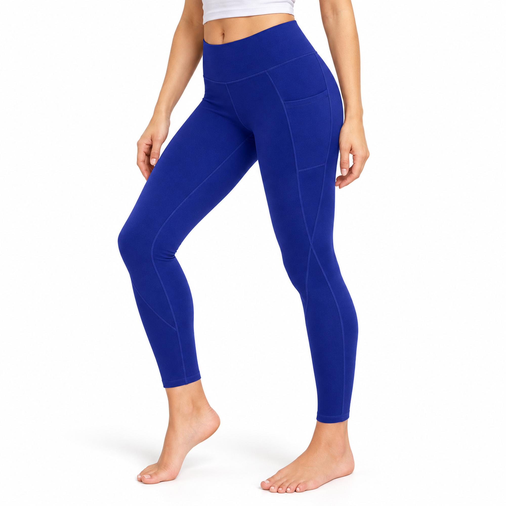 Womens High Waist Leggings - Gallery 8