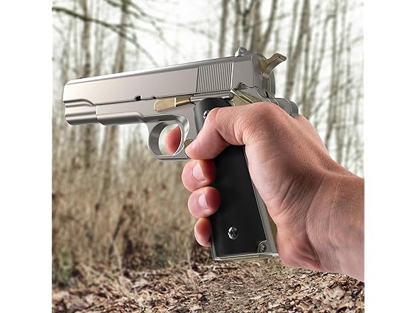 Horlax 1911 Wood Grips, Full Size, Black