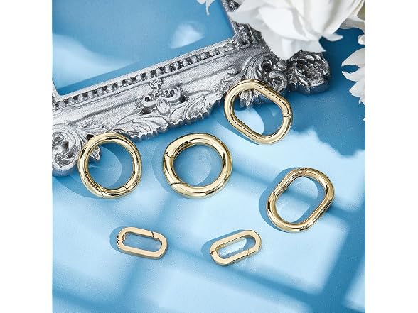 NICENEEDED 6 Pcs 18K Gold Plated Spring