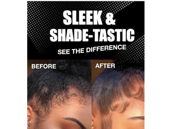 Ebin Dark Brown Color Spray and Edge Tamer 2 Pack