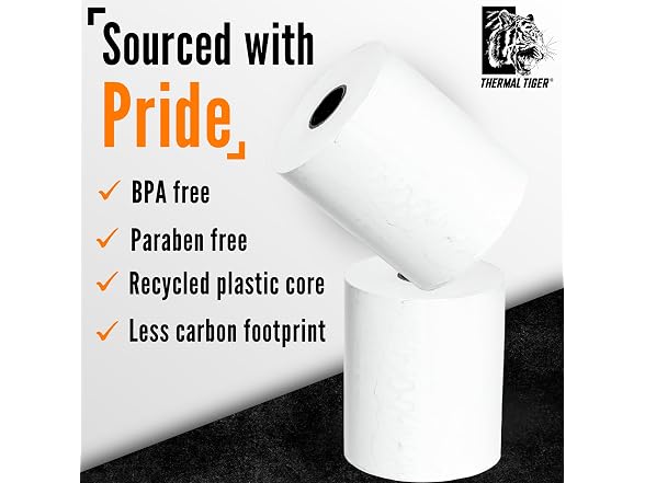 THERMAL TIGER Thermal Tiger 3 1/8 X 230 Thermal Paper