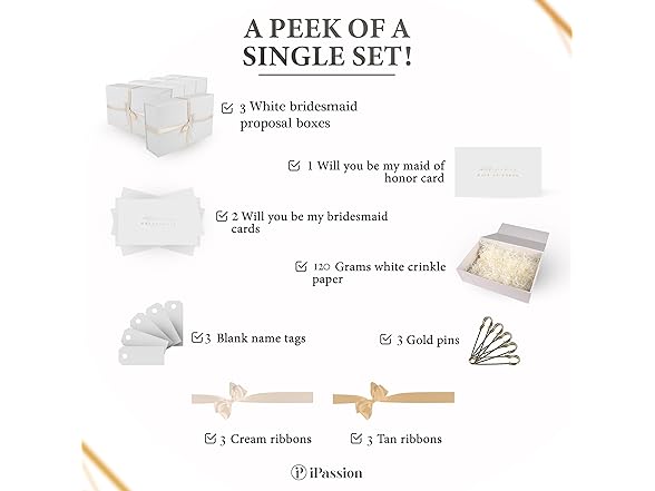 iPassion Gift Box Set - Bridesmaids