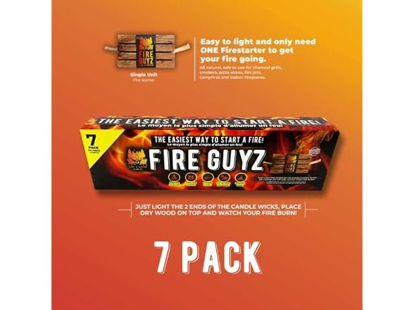 Fire Starter 7-Pack Campfire