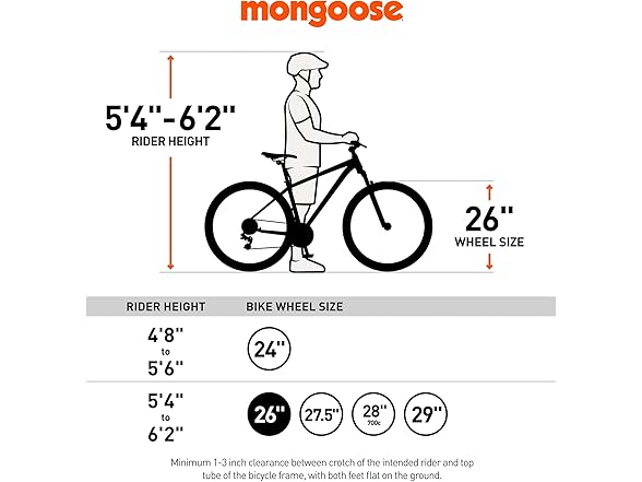 Mongoose Dolomite Mtn Bike Unisex 26In 7-S