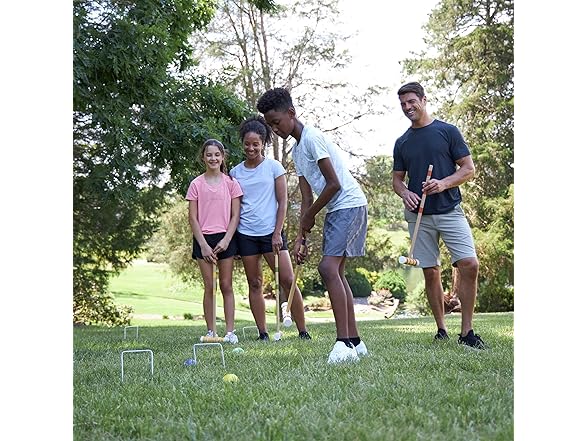 Hey Play 6-Player Croquet Set