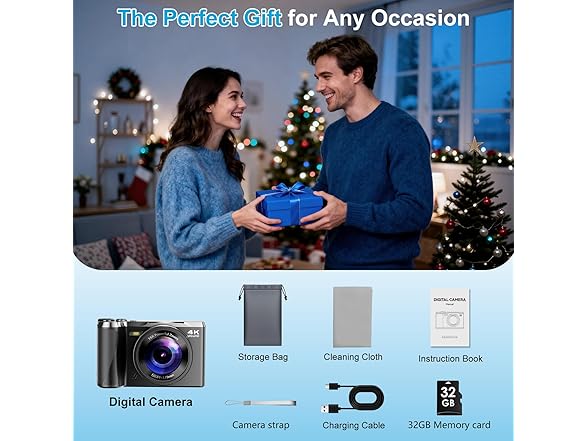 Ploomen 4K Digital Camera for Photography