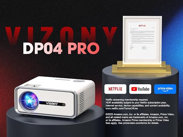 VIZONY Native 1080P Projector