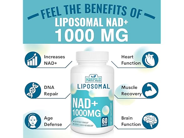 Maripolio Liposomal NAD+ Supplement