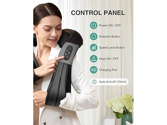 Nekteck Shiatsu Neck and Back Massager