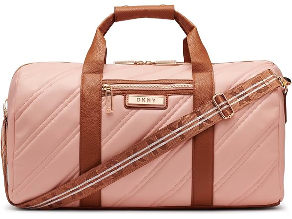 DKNY Unisex Luggage travel,Peach Bloom,19"