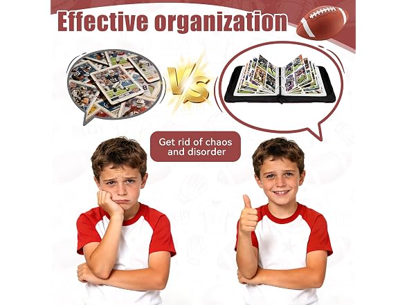 Komirom 440-Pocket Football Card Binder