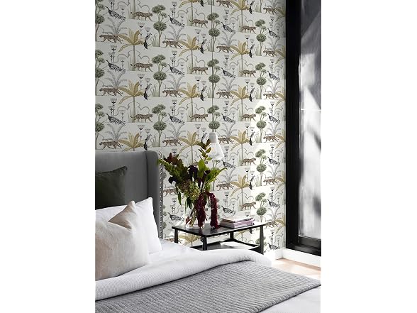 Ivory Peel and Stick Wallpaper