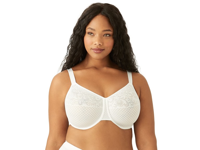 Wacoal Visual Effects Minimizer Bra, White, Size 38C