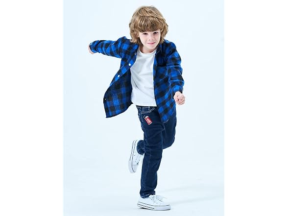 Sobrisah Boys (2T) Shirts Long Sleeve Button Shirt