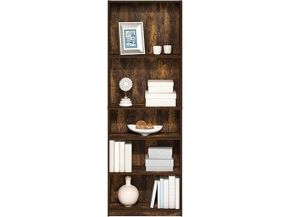 Furinno JAYA Book Shelf, 5-Tier