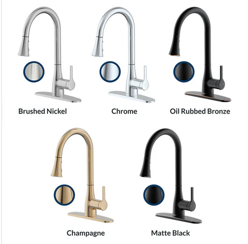 Bio Bidet Flow Classic Kitchen Faucet- Choose Color Finish - Gallery 9