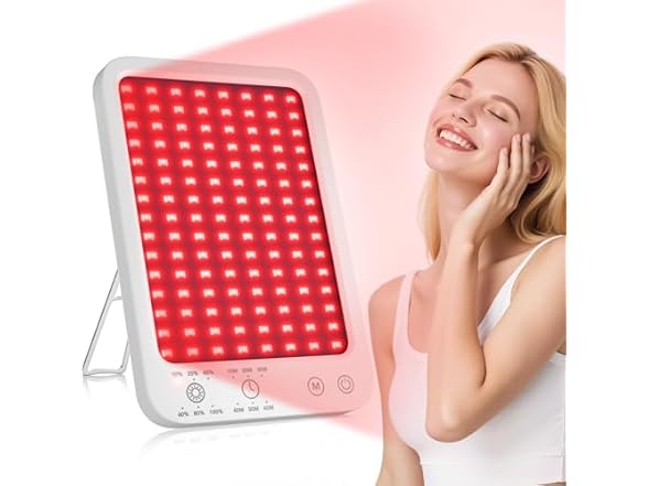 ZonGym Red Light Therapy Lamp for Face