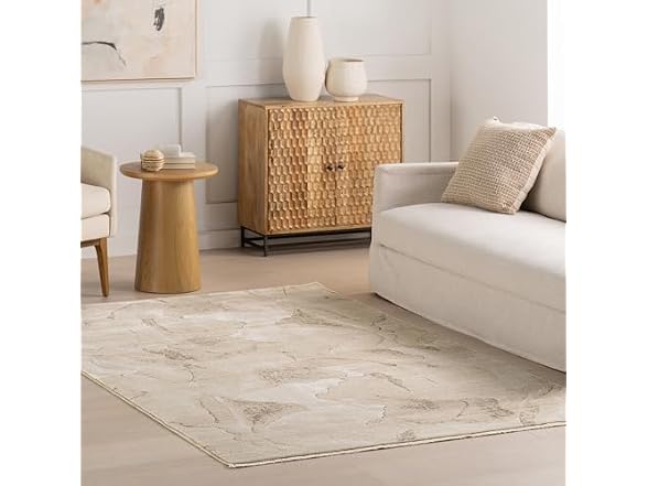 nuLOOM Dehlila Abstract Rug 5x8 Beige