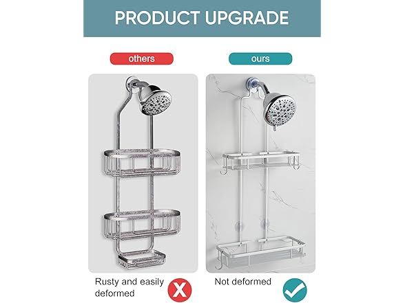 Cobbe Anti-Swing Shower Caddy
