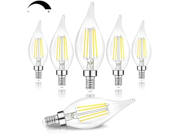 TOBUS Dimmable E12 Candelabra LED Bulbs