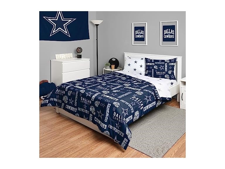 COWBOYS Team Color Full Bed Set